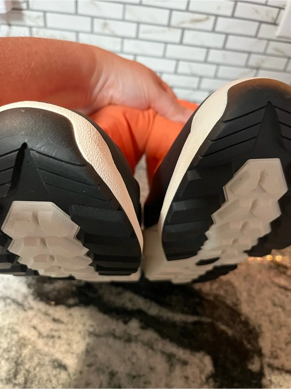 The North Face Winter Boots Women Orange Nuptse II Bootie 700 Dryvent Size 8